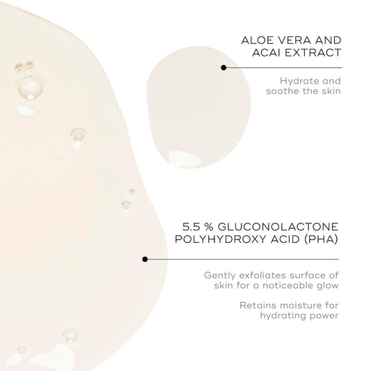 Medik8 Press & Glow Daily Exfoliating Pha Tonic With Enzyme Activator - Polyhydroxy Acid Toner - Gentle, Cleansing Face Exfoliator - 6.7 Oz