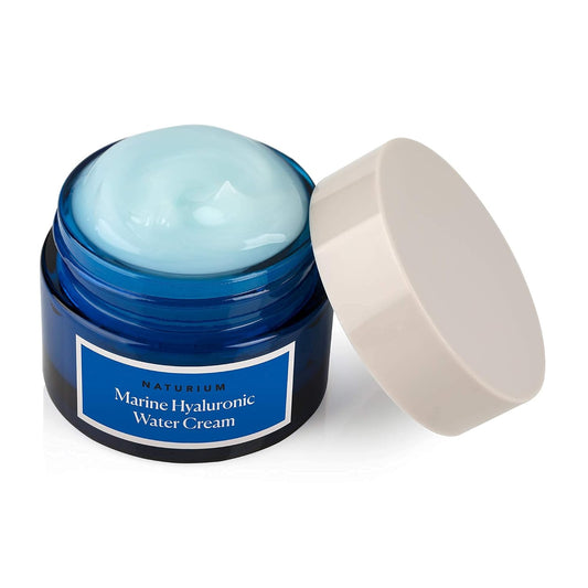 Naturium Marine Hyaluronic Water Cream, Face Moisturizer, Hydrating & Anti-Aging Skin Care, 1.7 Oz