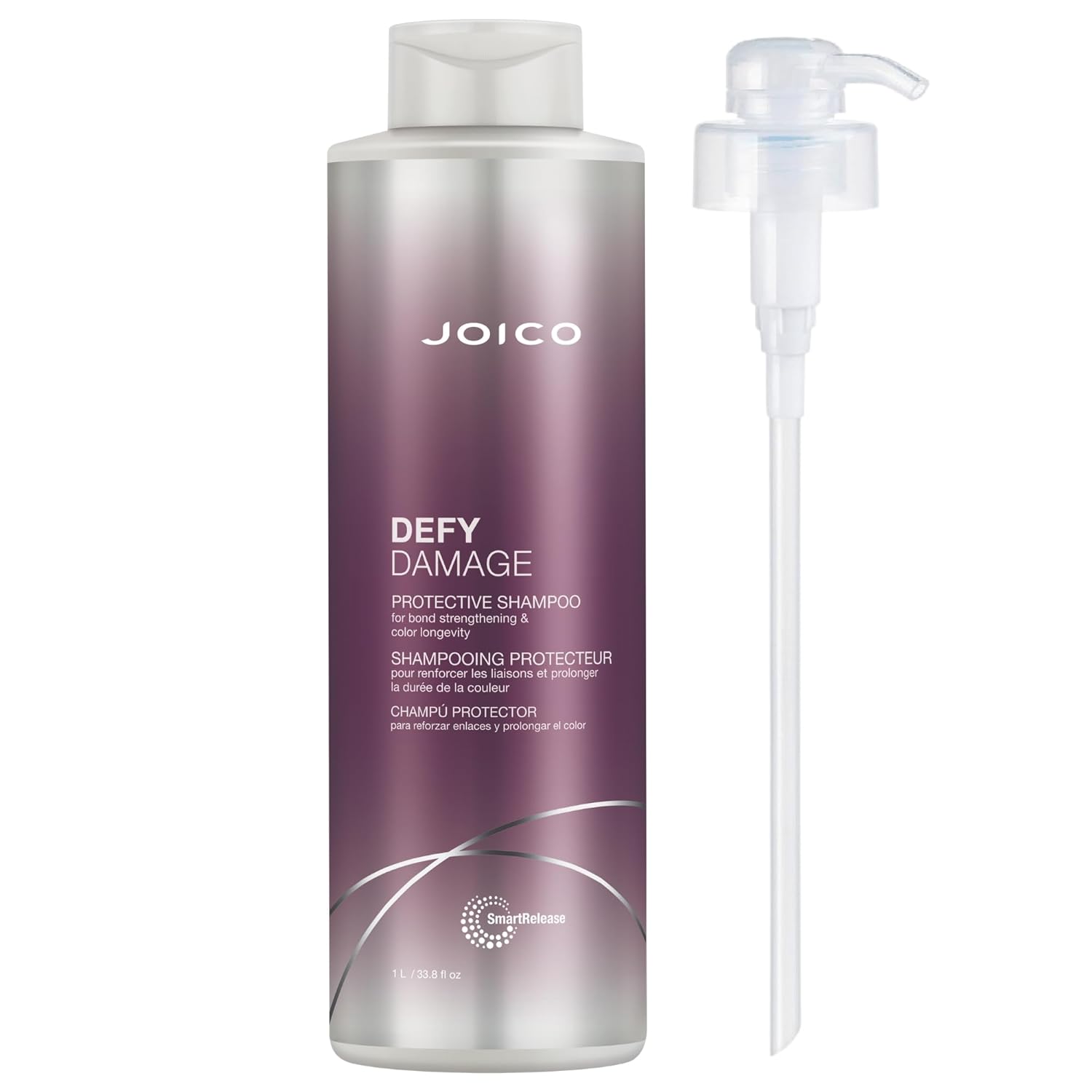 Joico Defy Damage Protective Shampoo | For Color-Treated Hair | Strengthen Bonds & Preserve Hair Color | With Moringa Seed Oil & Arginine