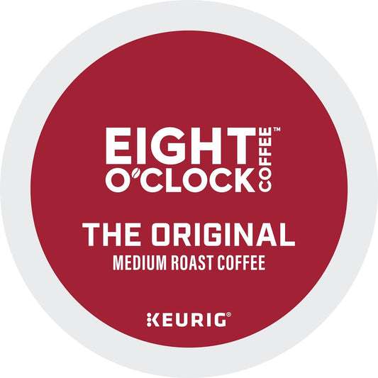 Eight O'Clock Coffee The Original, Keurig Single Serve K-Cup Pods, Medium Roast, 72 Count (6 Packs of 12)