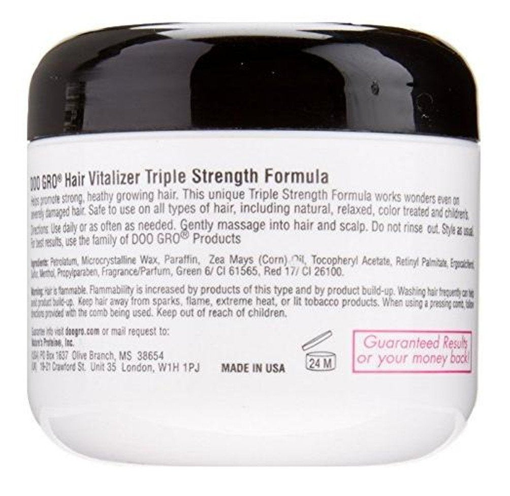 Doo Gro Hair Vitalizer Triple Strength For Severely Damaged Hair, 4 Oz