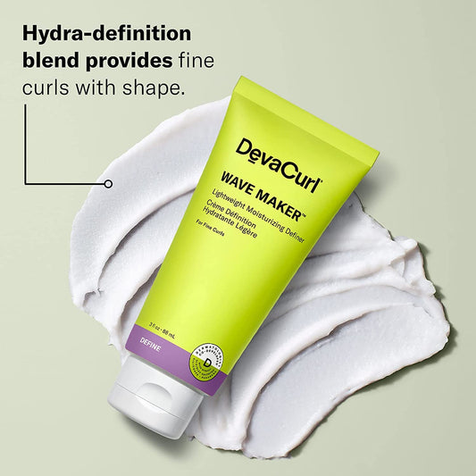 Devacurl Wave Maker Lightweight Moisturizing Definer | Hydrates And Smooths Curls | Tames Frizz Up To 48 Hours