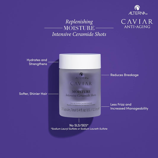 Alterna Caviar Anti-Aging Replenishing Moisture Intensive Hair Treatments | Boosts Strength, Restores & Moisturizes Hair