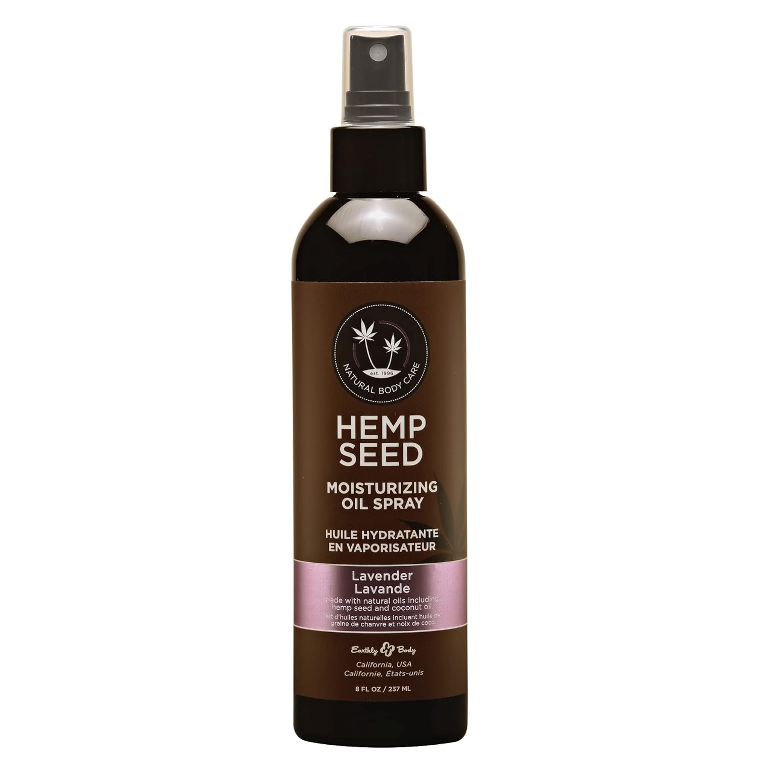 Hemp Seed Moisturizing Oil Spray - 8 Oz - Smooth, Moisturize & Protect Skin - With Vitamin E + Hemp Seed, Coconut & Avocado Oils - Vegan, Cruelty Free