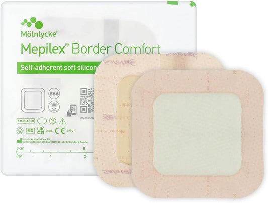 Mepilex Wound Dressing Pad 10.2Cm X 28Cm, Sterile, Foam, Adherent, 1 Count
