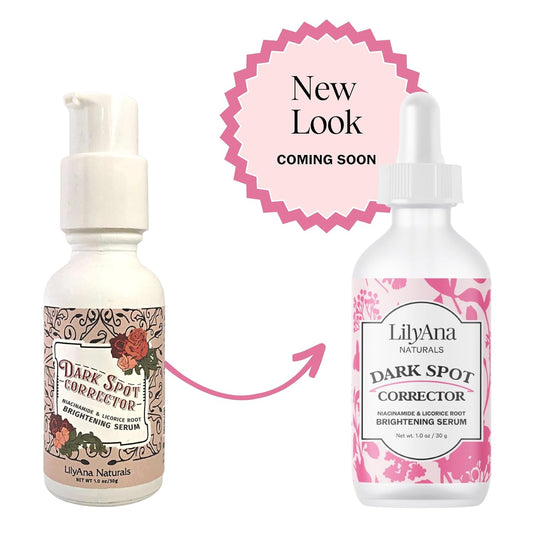 LilyAna Naturals Dark Spot Corrector - Dark Spot Remover for Face - Brightening Face Serum for Women and Men - Niacinamide and Licorice Root -1oz
