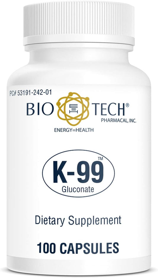 Bio-Tech Pharmacal Potassium Dietary Supplement (K-99 Gluconate, 100 C