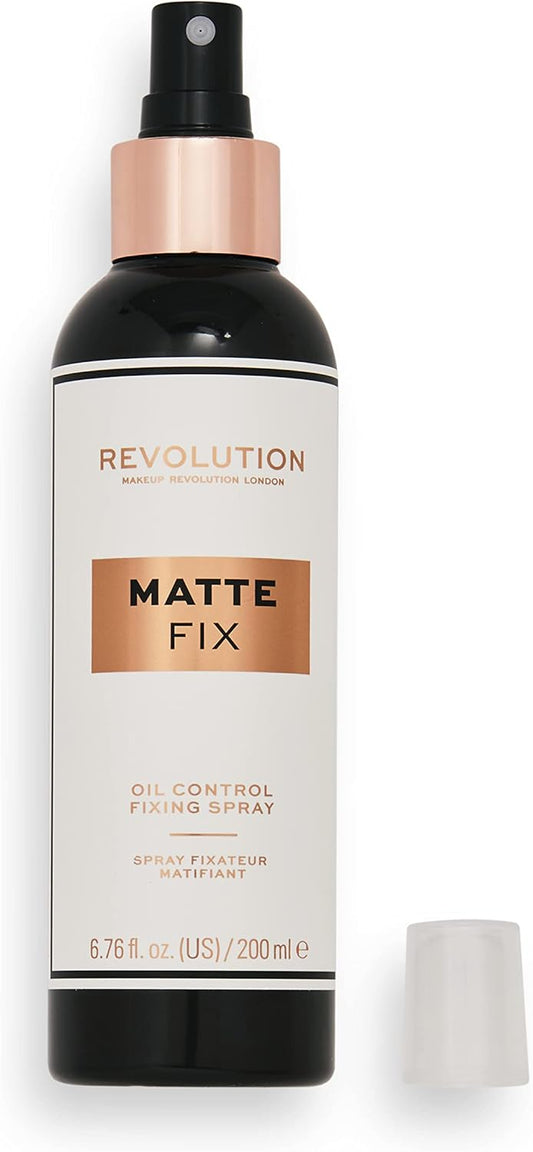Revolution Beauty London, The Big Matte Fix Fixing Spray 200ml : Amazon.co.uk: Beauty