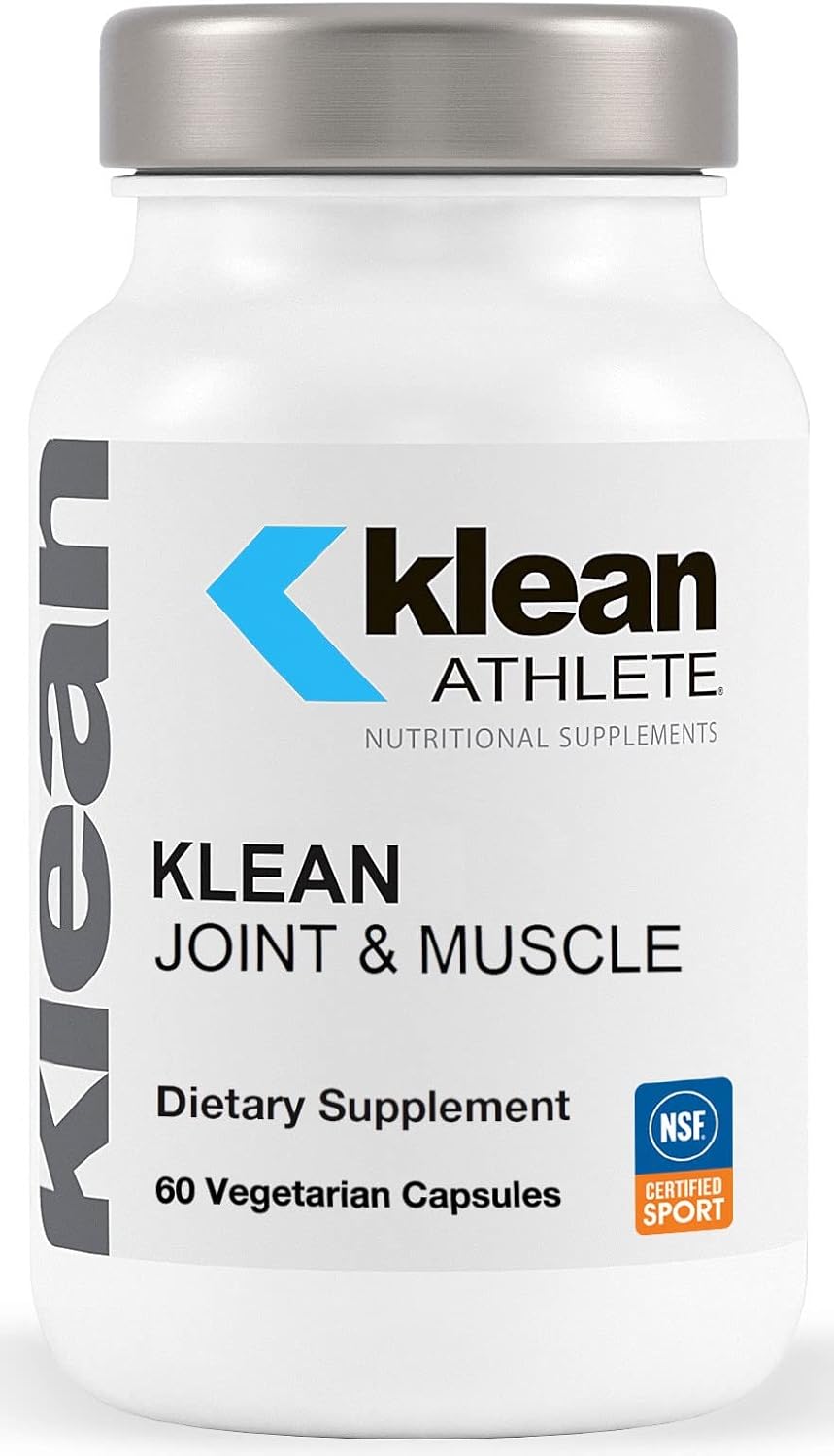 Klean Athlete Joint & Muscle | Plant-Based Formula To Support Joint Comfort And Flexibility, Muscle Recovery, And Cartilage Health | 60 Vegetarian Capsules
