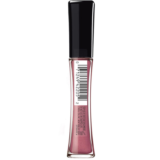 L'Oreal Paris Infallible Pro Gloss Plump Lip Gloss With Hyaluronic Acid, Long Lasting Plumping Shine, Lips Look Instantly Fuller And More Plump, Mauve Glow , 0.21 Fl. Oz