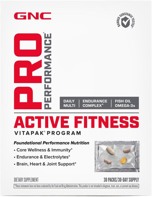 Gnc Pro Performance Active Fitness Vitapak Program (30 Servings)