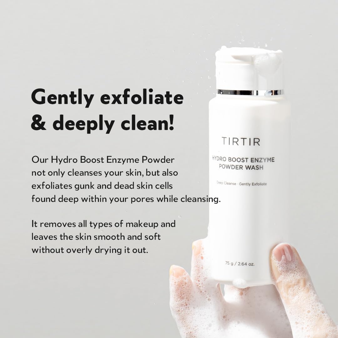 Tirtir Hydro Boost Enzyme Cleansing Powder, 2.64 Oz : Beauty & Personal Care