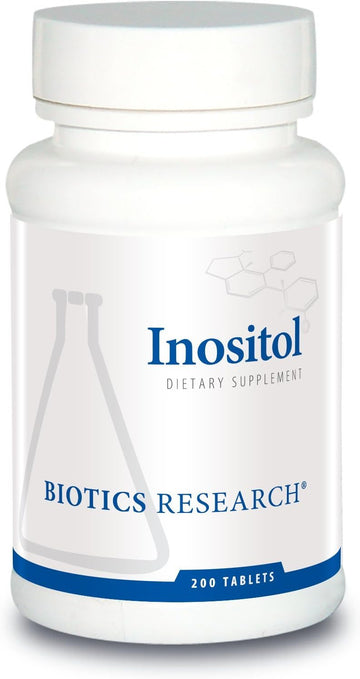 Biotics Research Inositol Corn Free, Metabolic Support, Brain Health, Nootropics, Restful Sleep, Mood Support, Hormonal Balance, Female Health, 200 Tablets