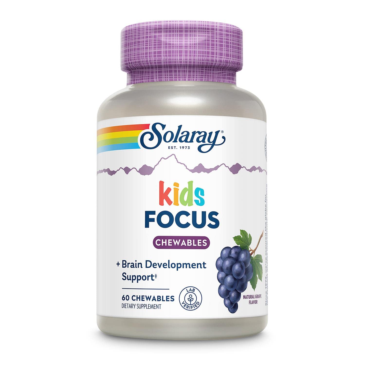 SOLARAY Focus for Children Supplements | 60 Count