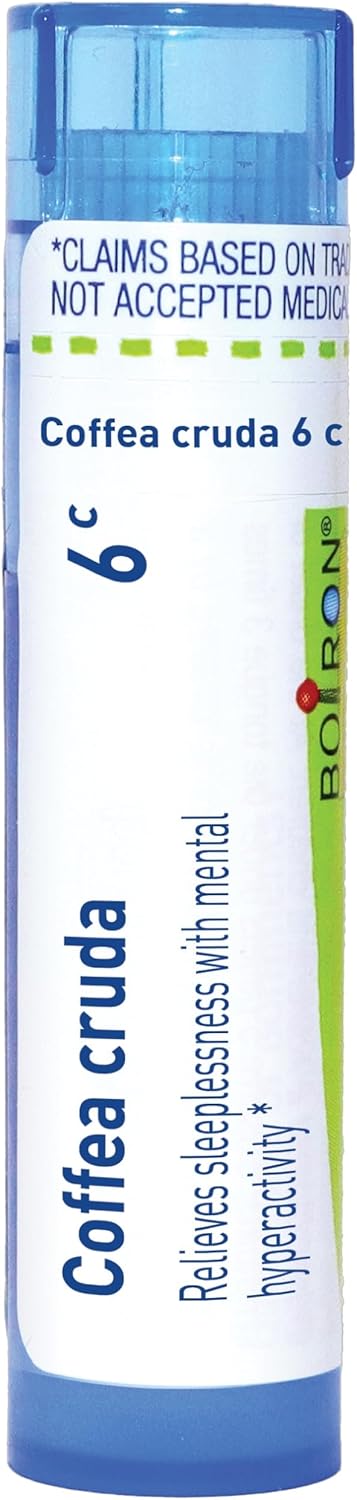 Boiron Coffea Cruda 6C Homeopathic Medicine For Sleeplessness - 80 Pellets