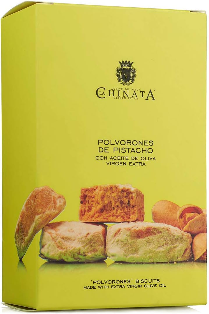 Pistachio Polvorones With Extra Virgin Olive Oil - La Chinata (320 G)