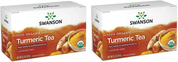 Swanson Turmeric Tea 20 Bag(S) 2 Pack
