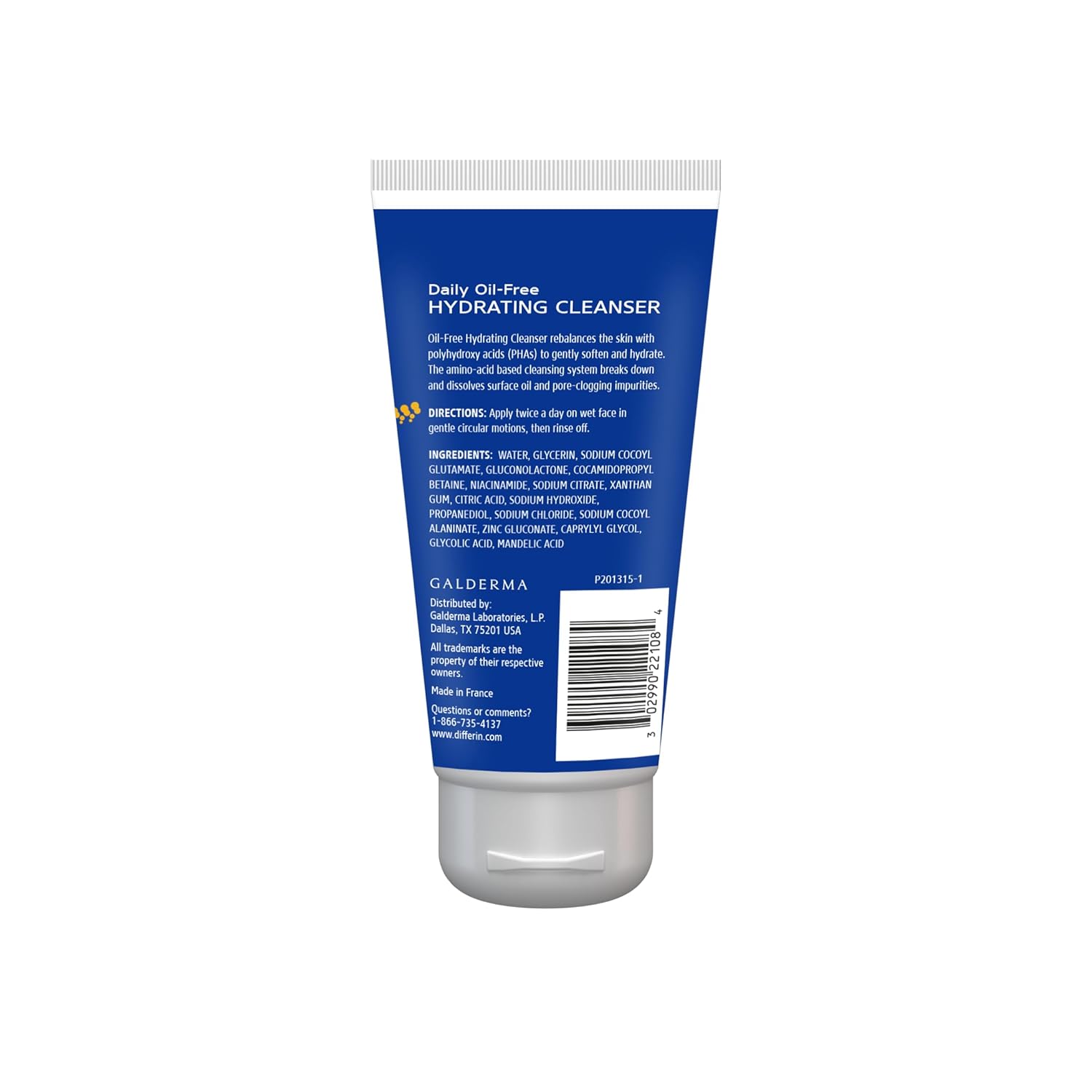 Differin Facial Cleanser, Daily Oil Free Hydrating Face Wash By The Makers Of Differin Gel, Gentle Skin Care For Acne Prone Skin, Phas, 6 Oz. : Beauty & Personal Care