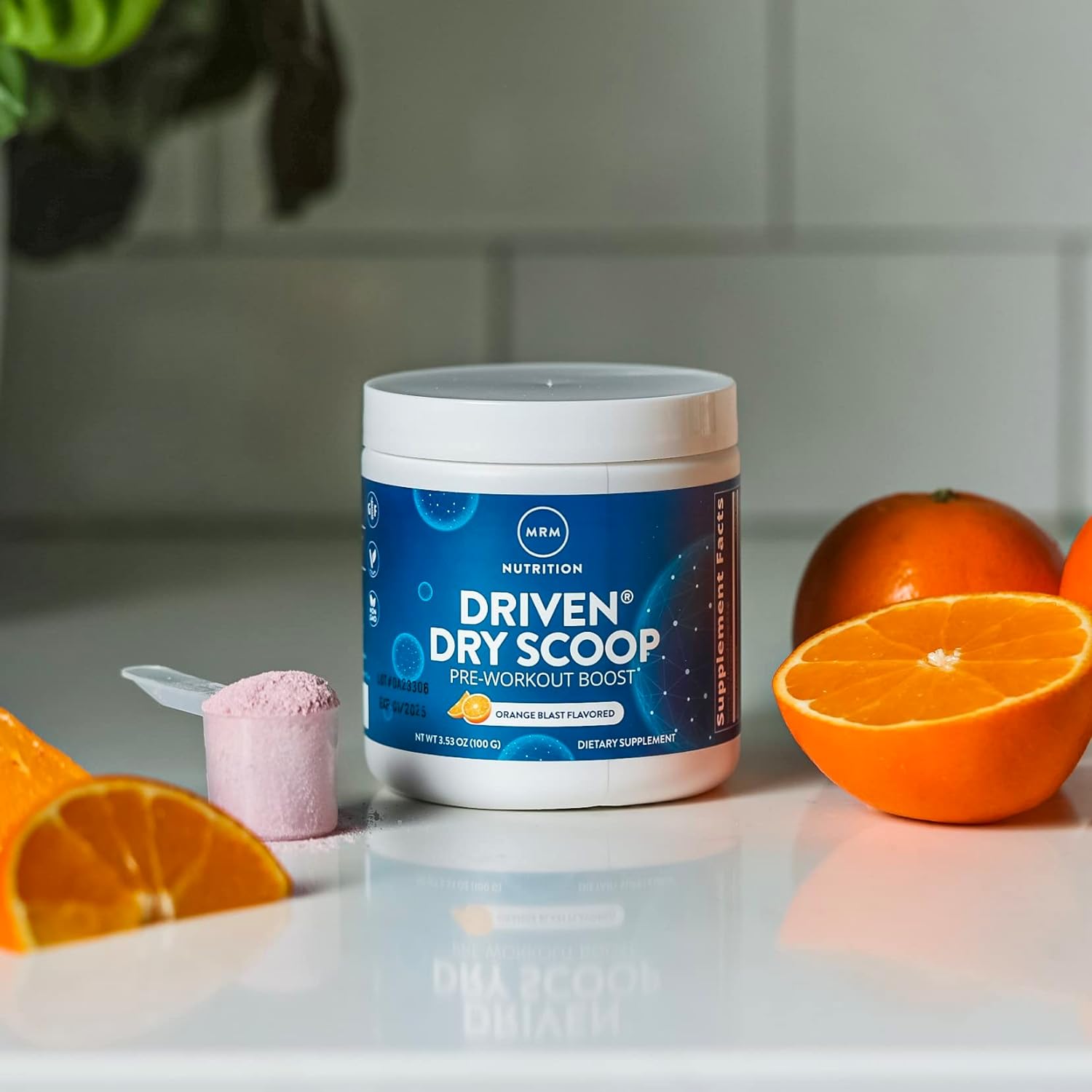 MRM Nutrition Driven™ Dry Scoop Pre-Workout Powder| Orange Blast Flavo
