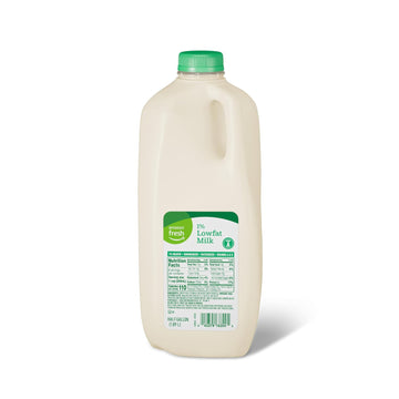 Amazon Fresh, 1% Low Fat Milk, Half Gallon, 64 Fl Oz (Previously Happy Belly, Packaging May Vary)