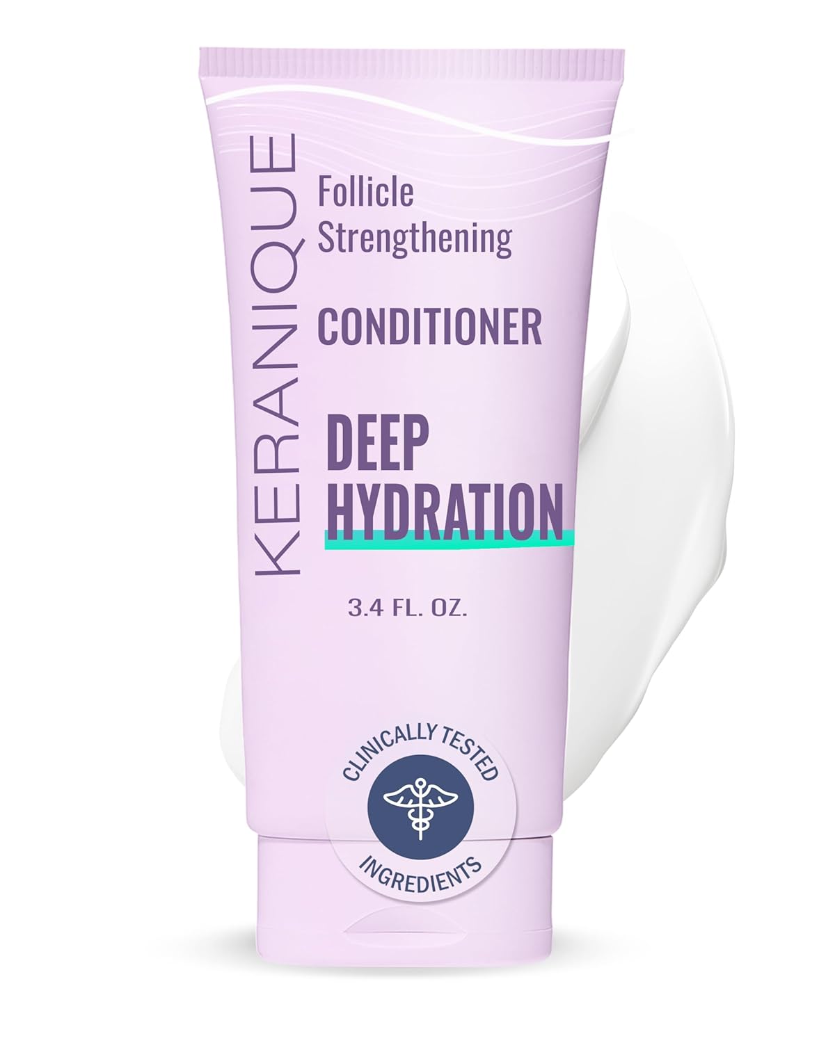 Keranique Keratin Conditioner Deep Hydration For Hair Growth And Thinning Hair, Volumizing, 8 Ounce