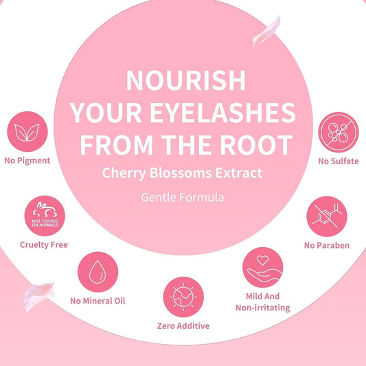 Breylee Eyelash Extension Cleanser, Upgraded Eyelash Extension Shampoo 60Ml+Mascara Wand+Brush Eyelash Foam Cleanser For Extensions And Natural Lashes