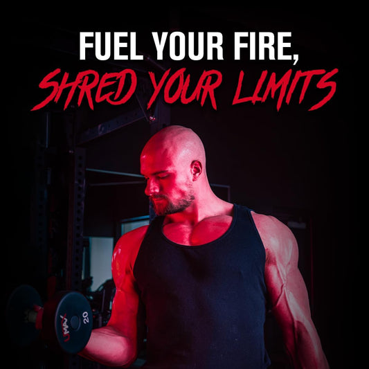 Jacked Factory Nitrosurge Shred Max Preworkout - High-Performance Thermogenic Pre Workout Powder For Men And Women With L Citrulline, Acetyl L Carnitine, Organic Caffeine - 40 Servings, Cherry Bomb