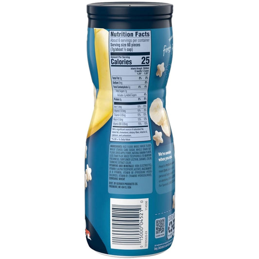 Gerber Graduates Puffs Cereal Snack, Banana, 1.48 Ounce