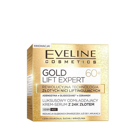 Gold Lift Expert Luxurious Rejuvenating Cream Serum With 24K Gold Ages 60 And Above : Beauty & Personal Care