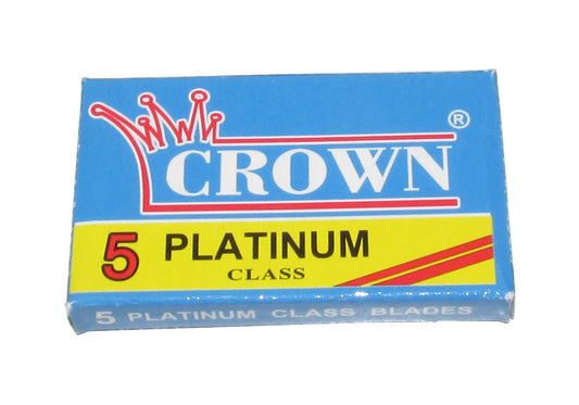 Crown Platinum Double Edge Safety Razor Blades, 100 Blades (20X5) : Beauty & Personal Care