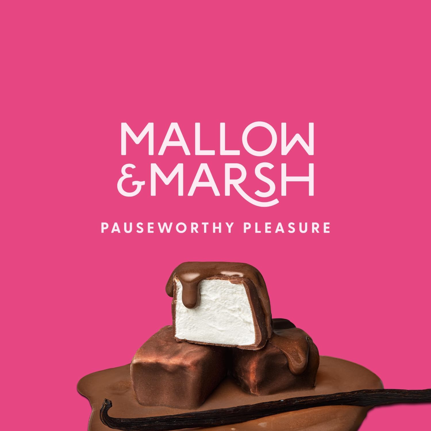 Mallow & Marsh Milk Chocolate over Mini Vanilla Marshmallows – Multipack 12 x 36g : Amazon.co.uk: Grocery