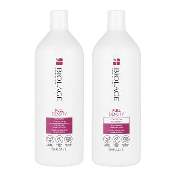 Biolage Full Density Thickening Shampoo & Conditioner | For Fuller & Thicker Hair | With Biotin | For Thin & Fine Hair | Paraben & Silicone Free | Vegan