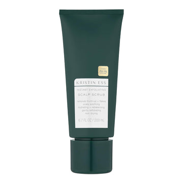 Kristin Ess Hair Instant Exfoliating Scalp Scrub For Build Up And Dandruff + Soothing, Hydrating + Rebalancing Dry Scalp Treatment, Non Drying, Cleanse + Detox, Vegan, Color Safe, 6.7 Fl Oz