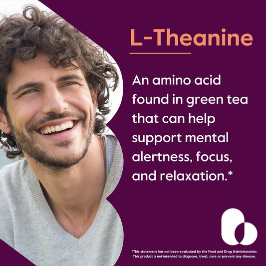 Bestvite L-Theanine 200Mg (360 Vegetarian Capsules) (120 X 3) - No Stearates - Vegan - Non Gmo - Gluten Free