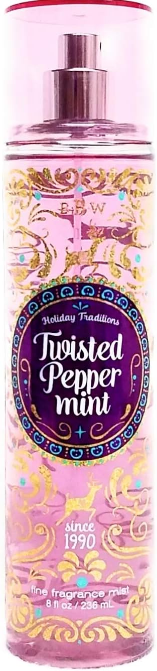 Bath & Body Works Signature Collection Twisted Peppermint Fragrance Mist 8 Oz / 236 Ml