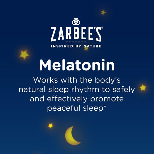 Zarbee'S Children'S Sleep With Melatonin, Strawberry, Gummies, 60 Count