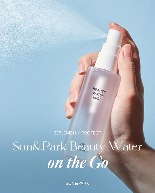 Son&Park Beauty Water Facia Mist | Multi-Purpose Toner For Face & Body Oil Control Hydrating Exfoliating Skincare Daily Cleansing Booster With Rose & Lavender Oil 100Ml(3.4Fl Oz)(Mist)