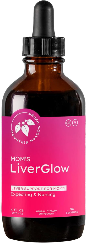 Mountain Meadow Herbs Mom'S Liver Glow, Advanced Detoxifier And Regenerator To Support Liver Health And Function - 4 Oz - For A Happy Liver