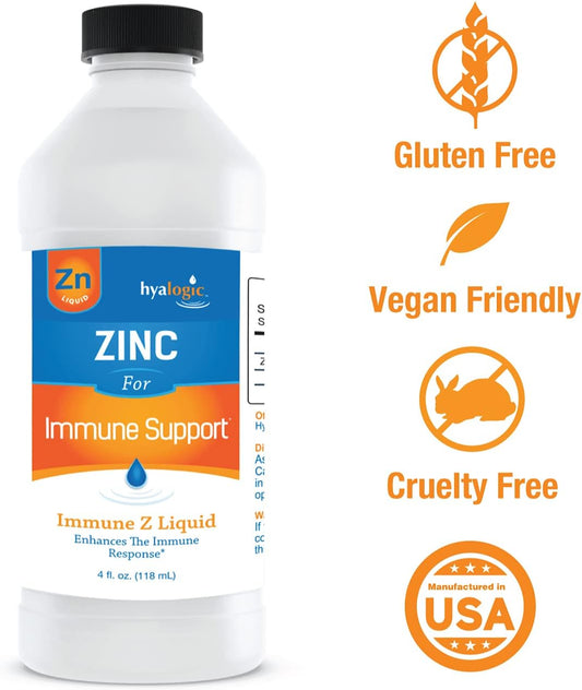 Hyalogic Liquid Zinc Supplement for Immune Support (4 Oz) - Daily Mine