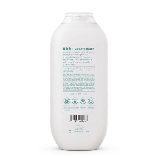 Method Hydrating Body Wash, Coconut Milk, Paraben and Phthalate Free, 18 oz (Pack of 1)