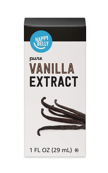 Amazon Brand - Happy Belly Pure Vanilla Extra, 1 fl oz (Pack of 1)