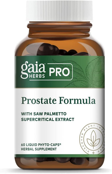 Gaia Herbs Pro Prostate Support - For Men’S Prostate Health - With Saw Palmetto, Stinging Nettle, Organic Green Tea, Rosemary, Pomegranate & More - 60 Vegan Liquid Phyto-Capsules (30 Servings)