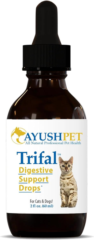 Ayush Herbs Pet Trifal Drops, Holistic Digestive Drops For Pets, Ayurvedic Formula For Healthy Digestion And Elimination, 2 Fluid Ounces