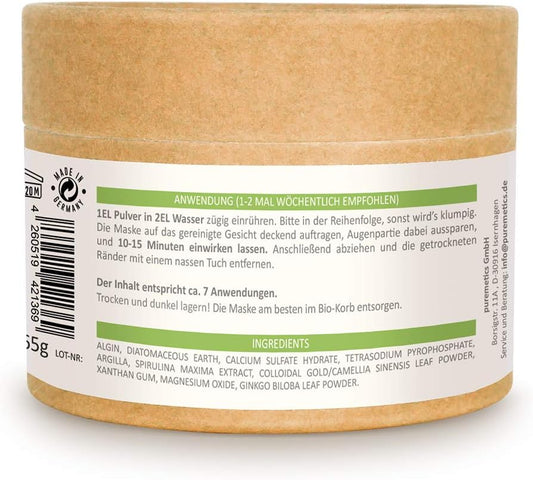 Puremetics Detox Ginkgo Green Tea Peel-Off Mask