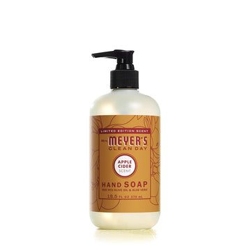 Mrs. Meyer'S Clean Day Liquid Hand Soap, Cruelty Free & Biodegradable Hand Wash Made With Essential Oils, Apple Cider Scent, 12.5 Fl Oz Bottle (Pack Of 1)