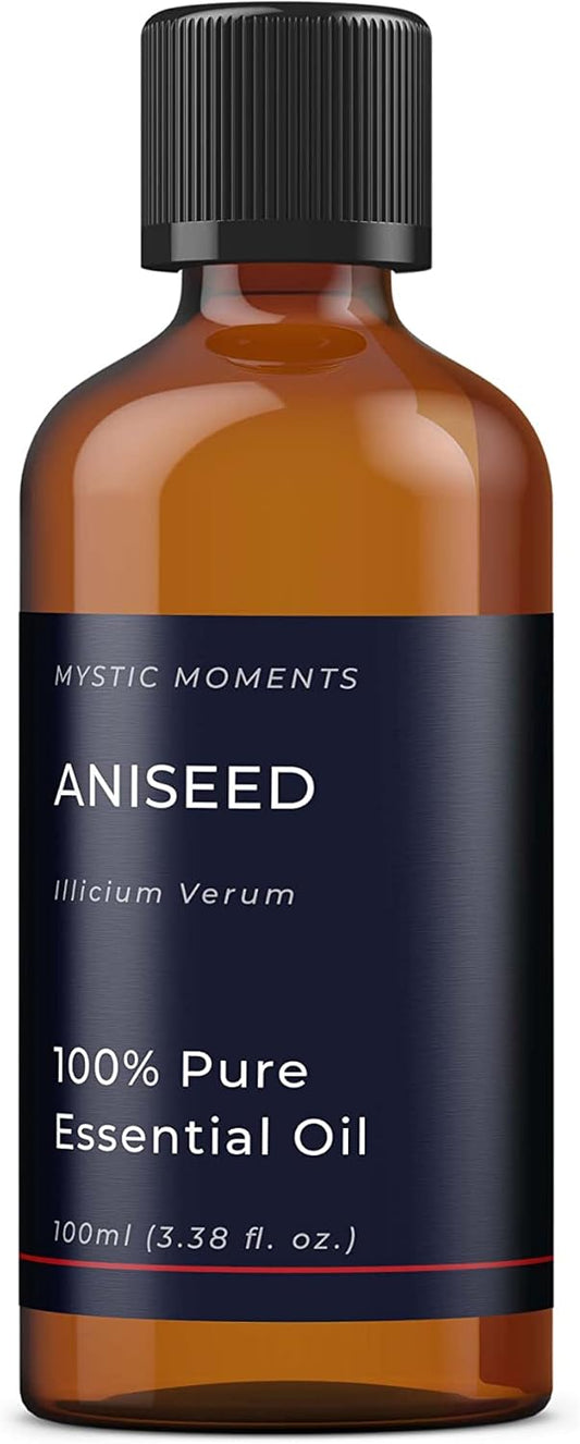 Mystic Moments | Aniseed Essential Oil 10Ml | Illicium Verum Steam Distilled From Seeds | Spicy-Sweet | Top Note | Aromatherapy & Massage | Blends With Citrus & Woods | China Origin | Vegan Gmo Free