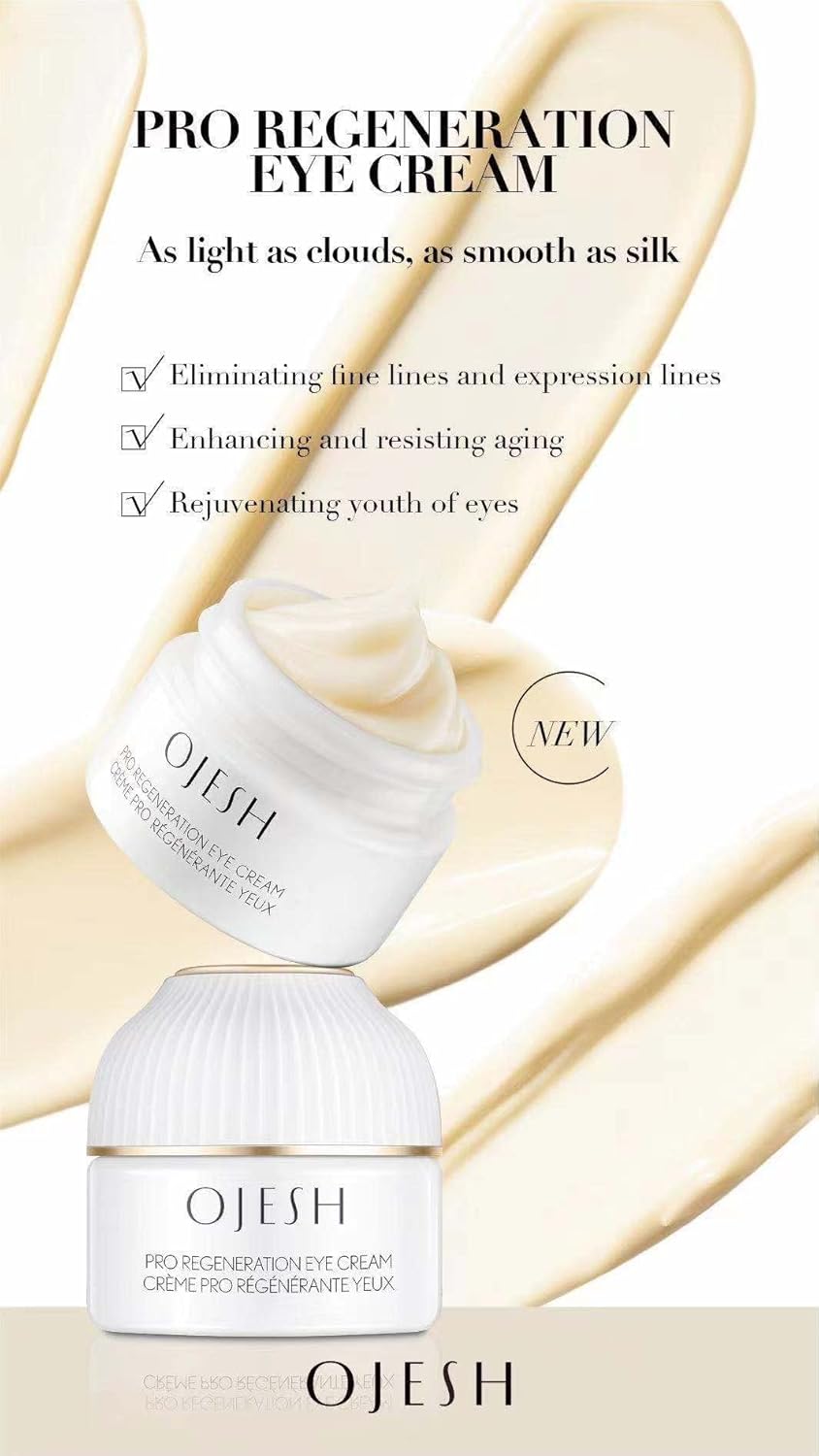 Ojesh Pro Regeneration Eye Cream 0.5 Oz/15 Ml Eliminating Fine Lines And Expression Lines/Enhancing And Resisting Aging/Rejuvenating Youth Of Eyes : Beauty & Personal Care