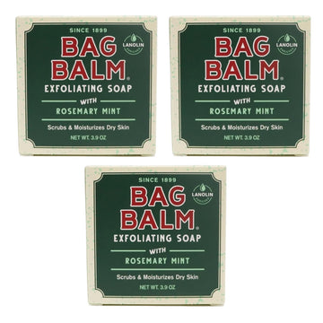 Bag Balm Mega Moisturizing Soap Rosemary Mint Scent - 3.9Oz, 5 Pack