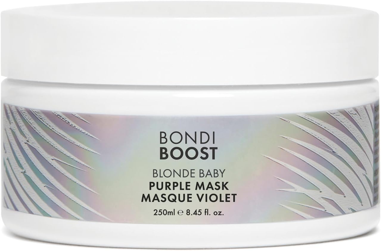 Bondiboost Blonde Baby Toning Purple Hair Mask - Silicone-Free, Aloe-Based Deep Treatment With Violet Pigments, Silky Shine Blonde Hair - Vegan & Cruelty-Free, 200Ml