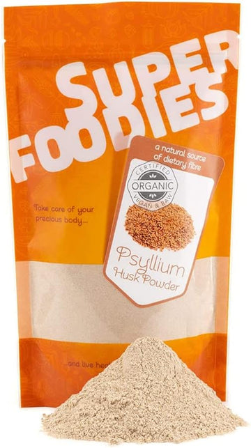 Superfoodies Pure Organic High Grade Psyllium Husk Powder 100G